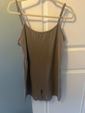 TNA Taupe Sleeveless Romper